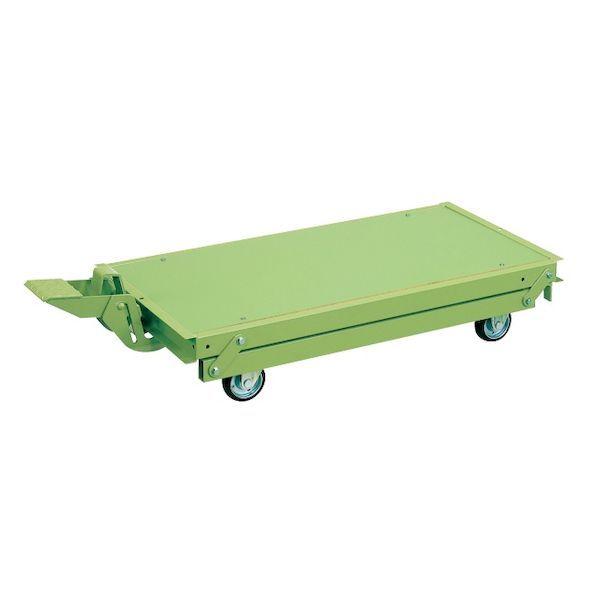 【個人宅配送不可】サカエ SAKAE KTW-096DPS 直送 代引不可 作業台用ペダル昇降台車 KTW096DPS