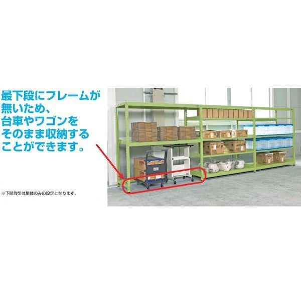 【個人宅配送不可】サカエ SAKAE RKN-5752KI 直送 代引不可 RKラック 下開放型・均等耐荷重：250KG／段 RKN5752KI