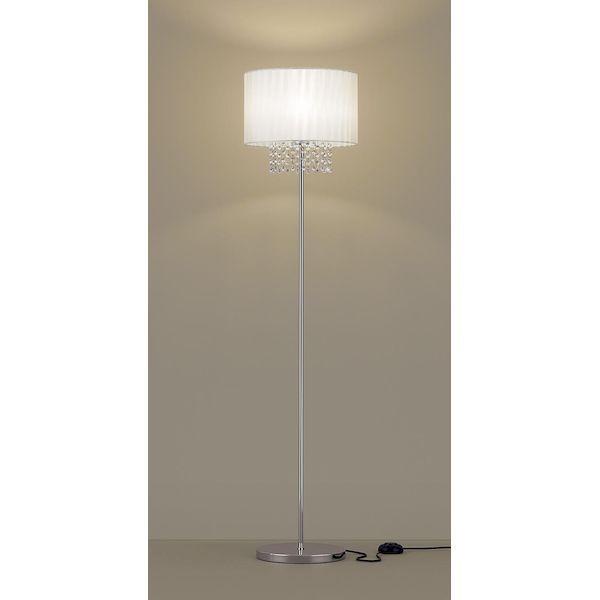 間接照明　フロアライト　アッパーライト1灯　ホワイト　LED電球付き 個人宅配送不可】パナソニック電工 Panasonic SF907 直送 代引不可・他