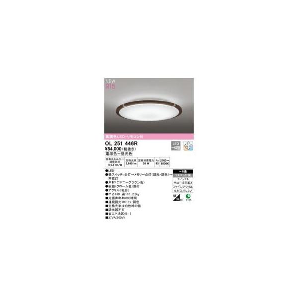 オーデリック ODELIC OL251446R LEDシーリングライト