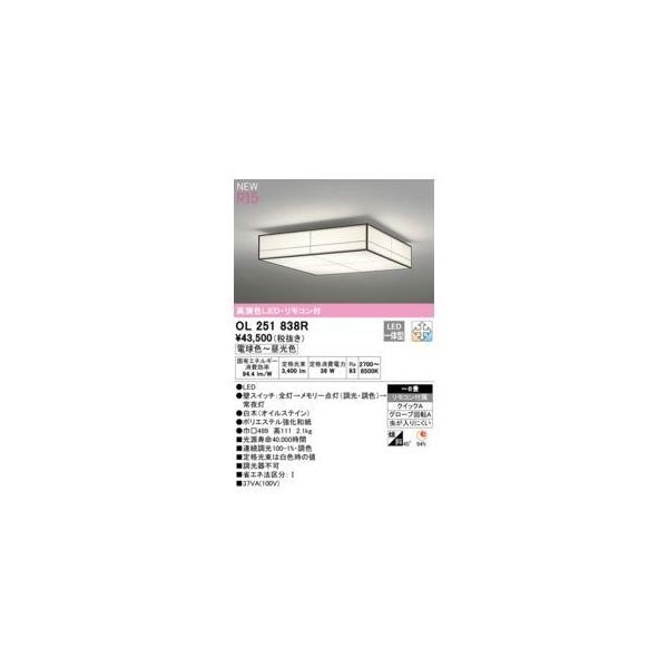オーデリック ODELIC OL251838R LEDシーリングライトの通販は