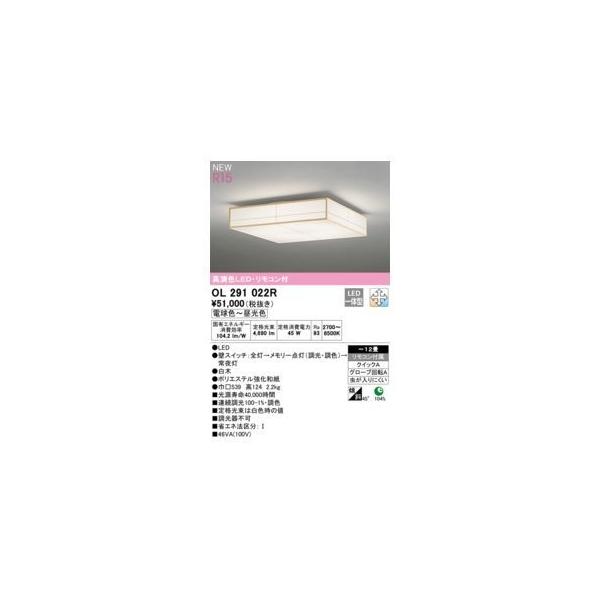 オーデリック ODELIC OL291022R LEDシーリングライト 【公式通販】