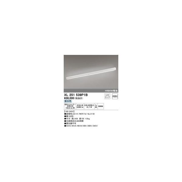 オーデリック ODELIC XL251539P1B ランプ別梱