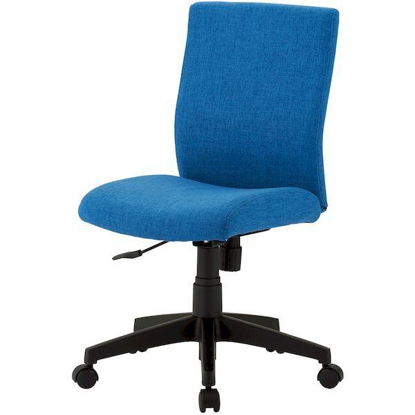 ナカバヤシ RZC-501BL ファブリックチェア ブルー RZC501BL