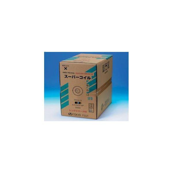 冨士電線 TPCC5 0.5X4P(VI) UTPケ−ブル CAT5E 単線 フジ 300m巻き TPCC50.5X4P(VI)