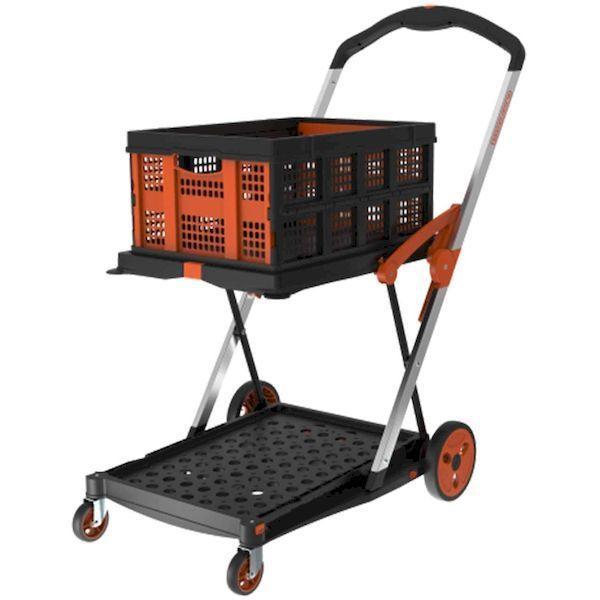 【個人宅配送不可】ブラック＆デッカー BLACK&amp;DECKER BXWT-H204 直送 代引不可 折りたたみ式2段カート BOX付き BXWTH204