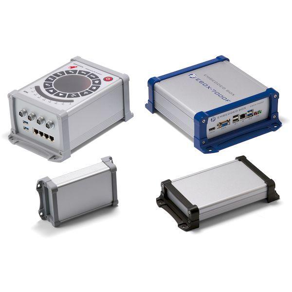 タカチ電機工業 EXEF20-8-19SB 直送 代引不可 フランジ足付アルミケース EMCシールドタイプ EXEF20819SB