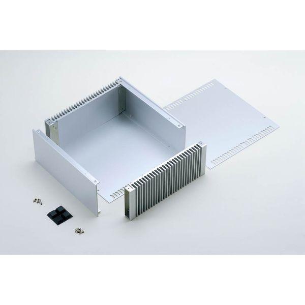 タカチ電機工業 HY133-43-33SS 直送 代引不可 縦型ヒートシンク式アルミサッシケース HY1334333SS_1