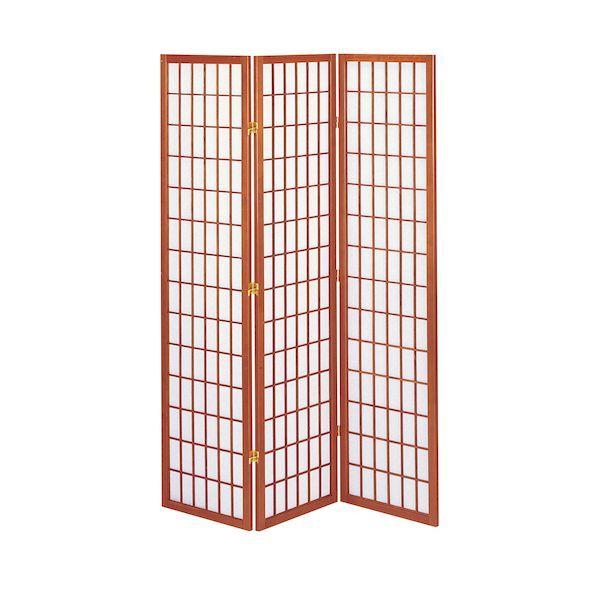 【個数：1個】弘益 JP-L180-3(BR) 直送 代引不可 【完成】和風衝立3連 ブラウン JPL1803(BR)