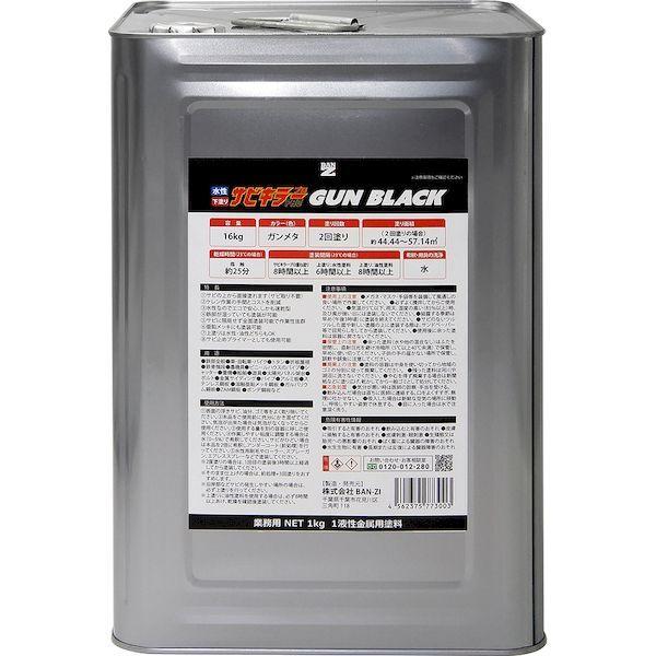 BAN-ZI 4562375773003 サビキラープロガンブラック 16kgガンメタ
