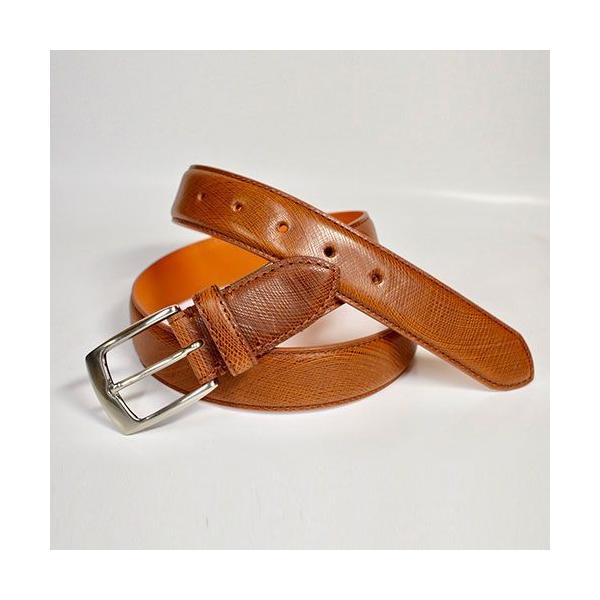 【個数：1個】KR002-CM 直送 代引不可 長沢ベルト工業 寛ぎリラックスレザーシリーズ イタリアンオイルベルト キャメル