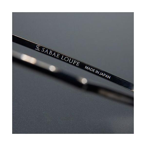 【個数：1個】SLB-00116BL 直送 代引不可 SABAE LOUPE さばえルーペ IPブラック1．6倍