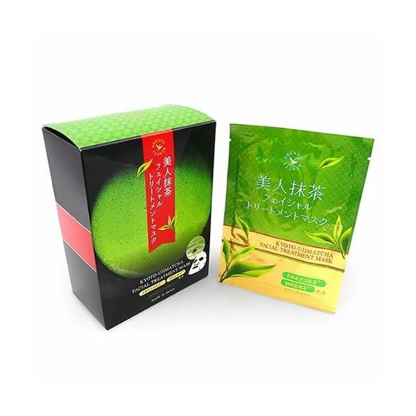 【個数：1個】STJ97491 直送 代引不可 スタイルジャパン 抹茶フェイスマスク 20枚入り