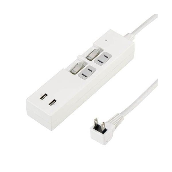 〔20個セット〕 YAZAWA 極小コーナータップ 3個口 ホワイト Y02CM300WHX20 20個セット YAZAWA 雷ガード付極小コーナータップ 3個口 ホワイト