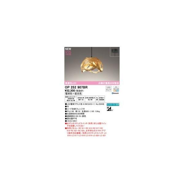 オーデリック ODELIC OP252907BR ランプ別梱包