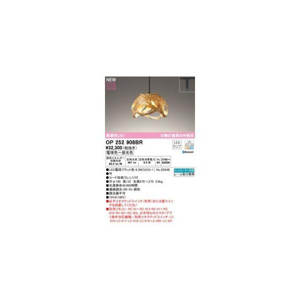 オーデリック ODELIC OP252908BR ランプ別梱包