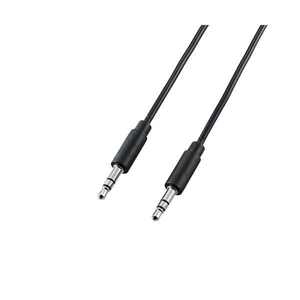 DH-MMRN15X5 直送 代引不可 5個セット エレコム AVケーブル／ラジカセ用／3．5φオーディオケーブル／ブラック／1．5m DHMMRN1