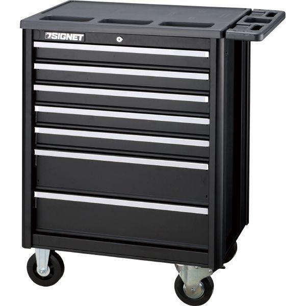 シグネット SIGNET 54067 ヘビーローラーキャビネット7段 マットブラックの通販は