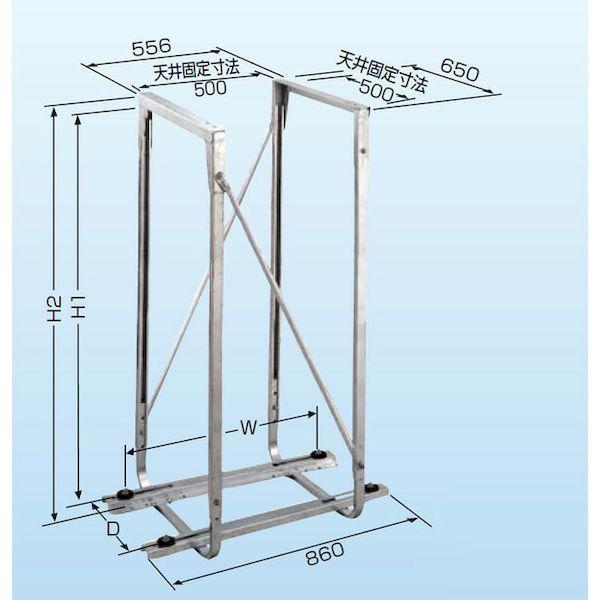 日晴金属 PC-DG50 PCキャッチャー 天井吊用 PCDG50