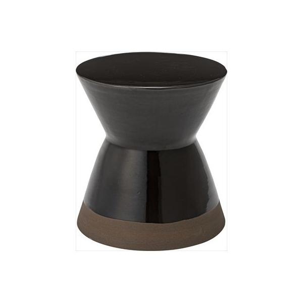 東谷 CLY-20BK 【2個入】 直送 代引不可 ミニスツール ミニスツール スツール フラワーベース 花台 オブジェ サイドテーブル 陶器 玄関