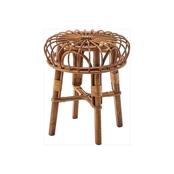 【個数：2個】東谷 NRS-504 【2個入】 直送 代引不可 ラタンスツール NRS504