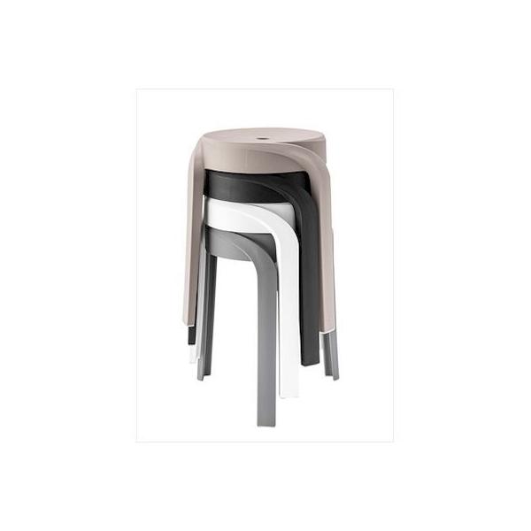 【個数：6個】東谷 PC-860WH 【6個入】 直送 代引不可 スツール PC860WH