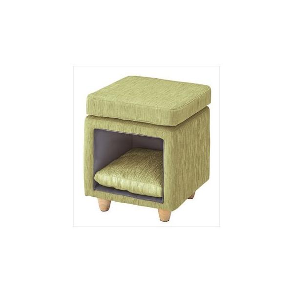 東谷 ペットスツール グリーン PET-62GR 家具 インテリア シンプル おしゃれ [▲][AS] 東谷 ペットスツール グリーン PET-62GR |b03