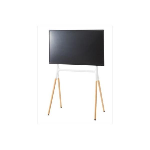 東谷 TS-21WH 直送 代引不可 テレビスタンド テレビスタンド テレビ台 TVスタンド TV台 イーゼルタイプ ハイタイプ TS21WH_1