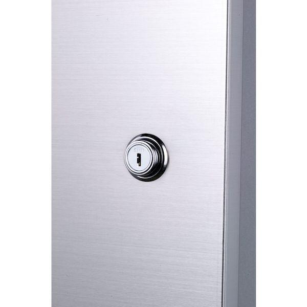 【個人宅配送不可】アズマ AC-1200K 直送 代引不可・他メーカー同梱不可 ステンレス保管庫 片面引違戸 １２００×４５０×８００ AC1200K_1
