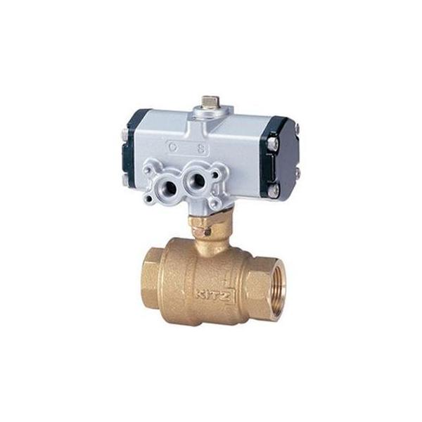 【1個入】 【個人宅配送不可】KITZ キッツ C-TFE 15A 直送 代引不可 小型空圧 C型／複作動 黄銅・青銅製ボール C−TFE CTFE15A