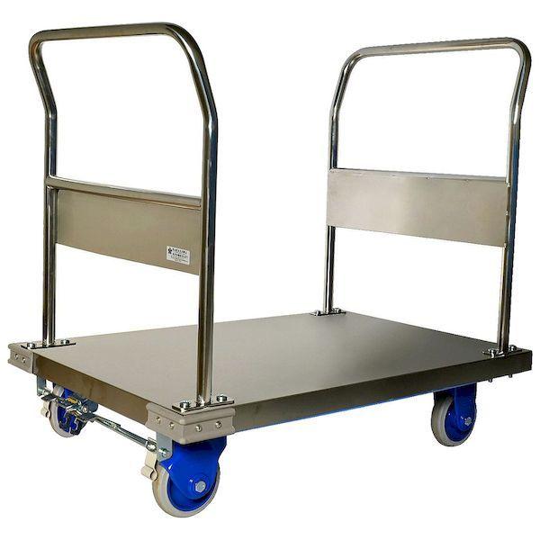 【個人宅配送不可】金沢車輌 SUS-303GS+FB 直送 代引不可 静音ステンレス台車 SUS303GS+FB