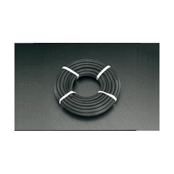 【個人宅配送不可】直送 代引不可 エスコ EA125AE-15  12．7／21．0mmx15m エアーホース 黒／ゴム EA125AE15