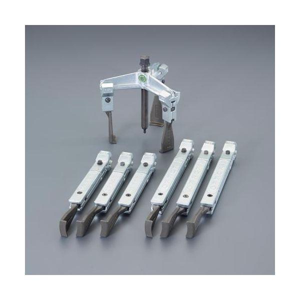 【個人宅配送不可】直送 代引不可 エスコ EA500JF-51 130mm スライドアームプーラー3本セット 3本 EA500JF51