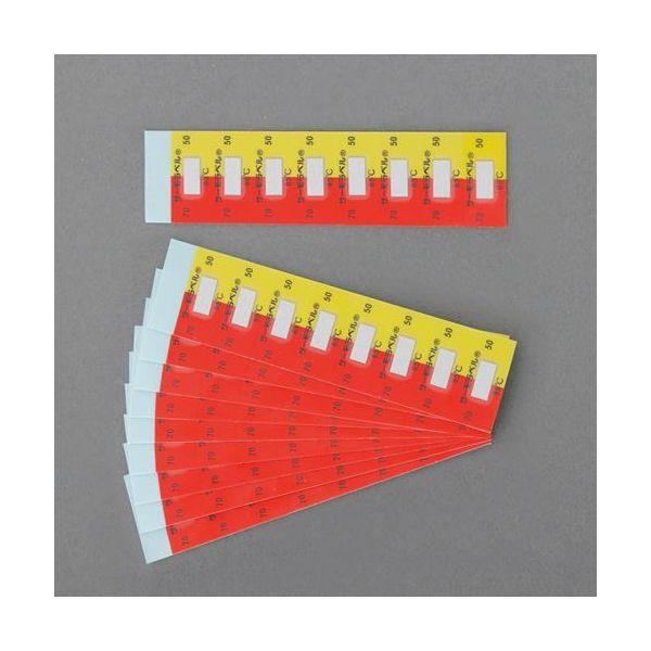 【個人宅配送不可】直送 代引不可 エスコ EA722ZJ-70  70℃ 示温材 サーモラベル／組合せ型 EA722ZJ70