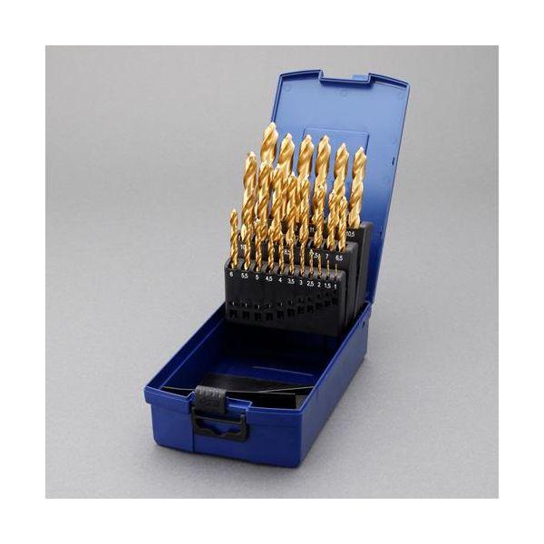 【個人宅配送不可】直送 代引不可 エスコ EA824FL-125  1．0−13．0mm／25本組 ストレートドリル EA824FL125