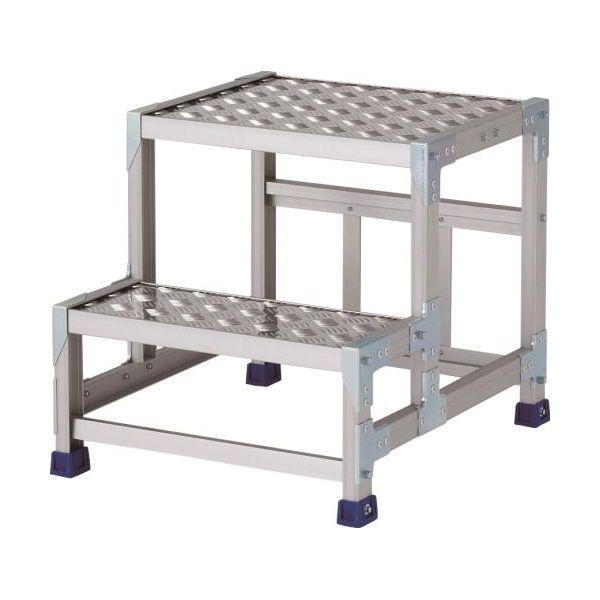 【個人宅配送不可】直送 代引不可 エスコ EA903BR-101  500x400mm／ 0．5m 作業台 二段 EA903BR101