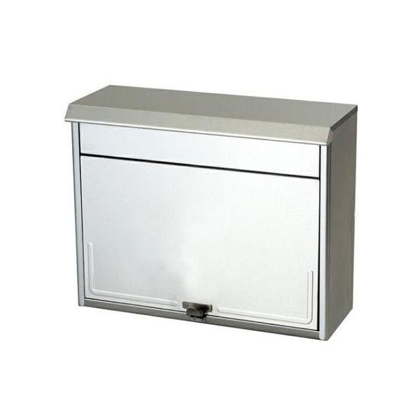 【個人宅配送不可】直送 代引不可 エスコ EA951FC-9  375x150x300mm ポスト ステンレス製 EA951FC9