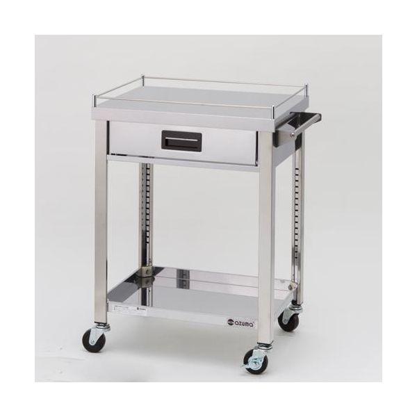 【個人宅配送不可】直送 代引不可 エスコ EA956NA-81  600x450x800mm／100kg ワゴン 二段 EA956NA81