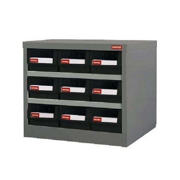 【個人宅配送不可】直送 代引不可 エスコ EA957F-11A  550x400x440mm／3列 3段 パーツキャヒ EA957F11A