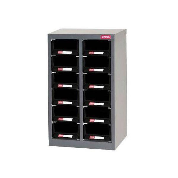 【個人宅配送不可】直送 代引不可 エスコ EA957F-2A  362x265x571mm／2列 6段 パーツキャビ EA957F2A