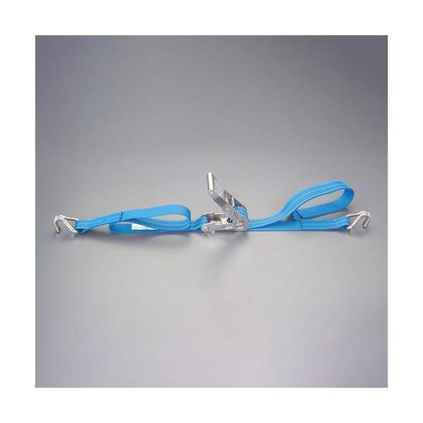 【個人宅配送不可】直送 代引不可 エスコ EA982SF-28  50mmx 8．0m／ 764kg ベルト荷締機 EA982SF28