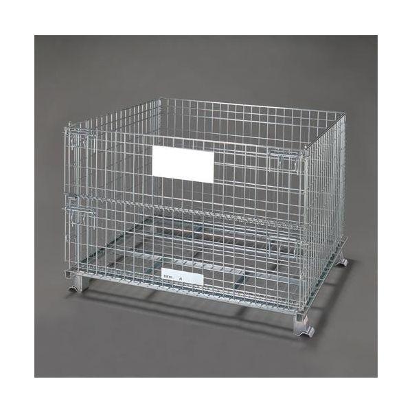 【個人宅配送不可】直送 代引不可 エスコ EA985R-34 1010x1230x900mm／2000kg メッシュパレ EA985R34