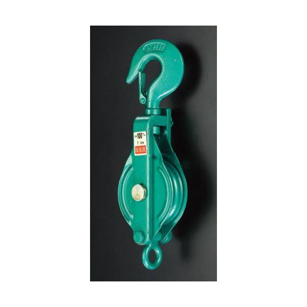 【個人宅配送不可】直送 代引不可 エスコ EA987HA-175A  175mm 強力型滑車 1車 EA987HA175A