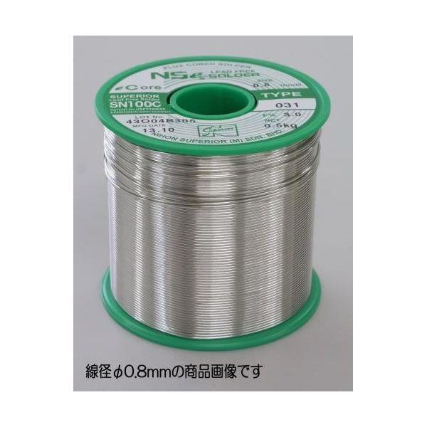 エスコ EA311BA-0.6A 0．6mm／500g ヤニ入り半田 EA311BA0.6A