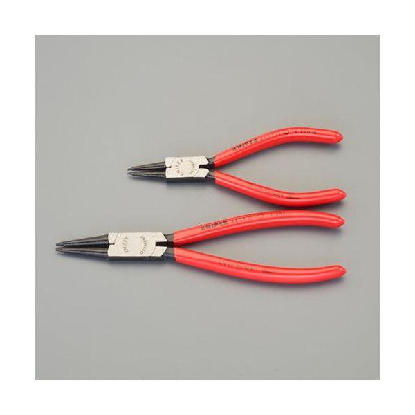 エスコ EA590-41 2本組 スナップリングプライヤー 穴用／ツールロ EA59041