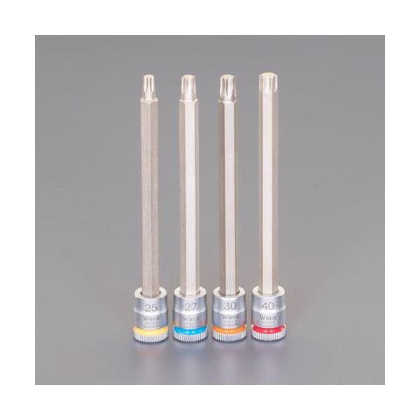 エスコ EA617AJ-804 1／4”DR Torx ロングビットソケット ホー EA617AJ804