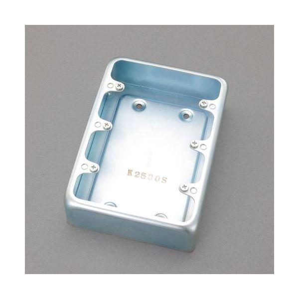 エスコ EA940CS-20 124x171x50mm 露出スイッチボックス ハフ EA940CS20