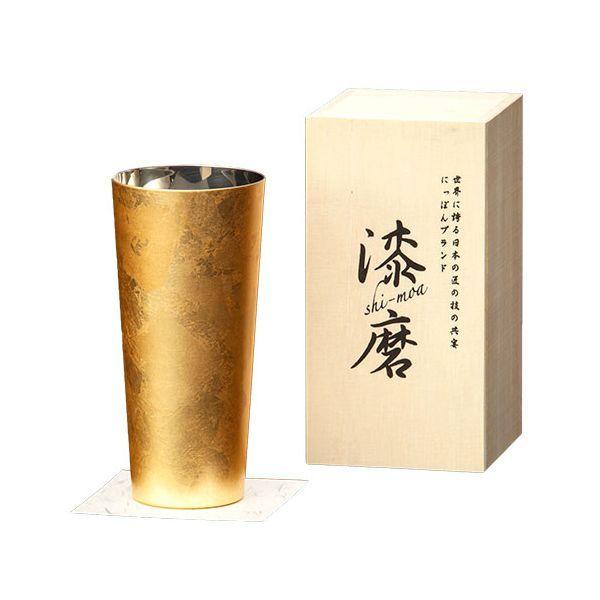 【個数：1個】SCW-P801 直送 代引不可 ウチキ 漆磨 漆塗りカップ 箔衣 はくごろも ピルスナーカップ 二重構造 SCWP801
