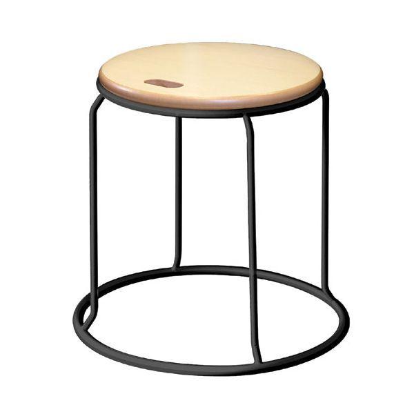 【個数：1個】ルネセイコウ WLS-1T ﾅﾁﾕﾗﾙ/ﾌﾞﾗﾂｸ 直送 代引不可 ウッドリンクスツール WLS1Tﾅﾁﾕﾗﾙ/ﾌﾞﾗﾂｸ