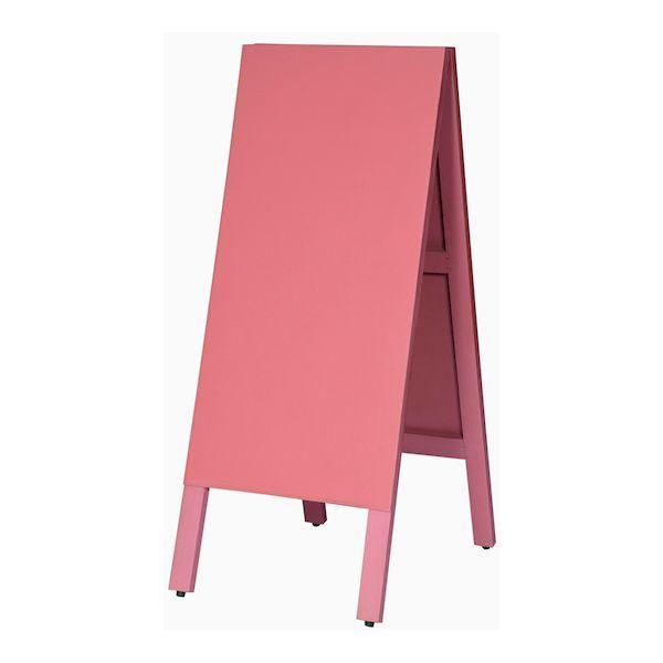 【個人宅配送不可】【個数：1個】馬印 WA450VP 直送 代引不可 多目的A型案内板 両面仕様 ピンク 板面サイズ：W450xH900